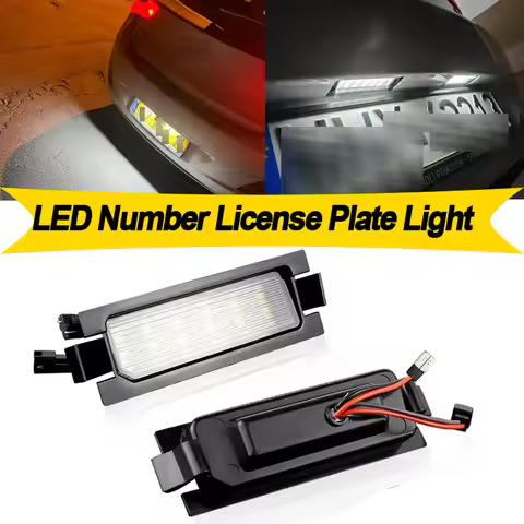 2PCS For Hyundai i30 GD Accent 2011 2012 2013 2014-2017 Elantra GT 2013-2015 2016 2017 LED Number Li