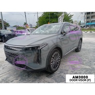 JAECOO OMODA C9 2024 2025 Door Visor Window Vent Visors Deflectors 3Inch With 3M Tape Accessories