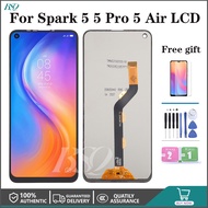 For Tecno Spark 5 KD7h KD7s Spark 5 Pro KD7 Spark 5 Air KD6 KD6a LCD Display Touch Screen Digitizer 