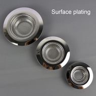 Kitchen Sink Strainer Drain Hole Filter Trap Sink Strainer Stainless Steel Bath Sink Drain Waste