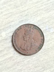 1931年 香港 喬治五世 1仙 銅幣