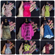 Vay2 B a r b i e fashion doll dresses. Fahsionistas vintage muse career princess doll dress clothing
