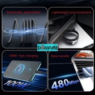 DIINAMI M08 Type C to Type C Data Cable Magnetic Self-Wired Fast Charging PD 65W PL8470