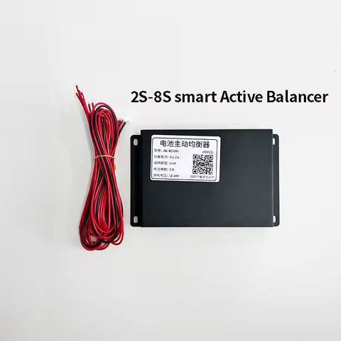 JK-B2A8S 2S-8S 2A Smart BMS 12V 24V LFP43.2V 3S 4S 5S 6S 7S Active balancer Lithium battery equalize