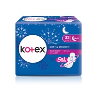 KOTEX Soft Smooth Maxi Night Napkin 32cm - Wing / Non Wing