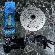 Groupset 10 Speed Shimano Deore M4100 M4120 11 - 42T Original MTB Federal Commuter Gravel Minion Roa