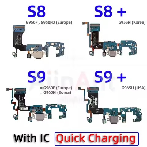 Aiinant USB Date Charging Dock Board Port Charger Flex Cable For Samsung Galaxy S8 S9 Plus + G950N G