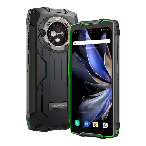 Blackview BV9300 Pro Rugged Phone 12GB+256GB 6.7'' + 1.32'' Dual Display 64MP Android 13 MediaTek He