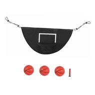 GuangquanStrade Trampoline Basketball Hoop Sturdy for Kids Adults Trampoline Accessories