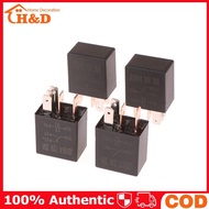 Purple Relay Socket For Car 4 Pin/5 Pin 30a 12V/24V With Wire With Terminal Automotive Control Devic
