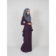 Baju Kurung Leofar Purple (PLUS SIZE 6XL-10XL)