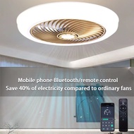 Bedroom Intelligent 6-speed Timed LED Ceiling Fan 72W Electric Ceiling Fan Light Kitchen Toilet Ceil