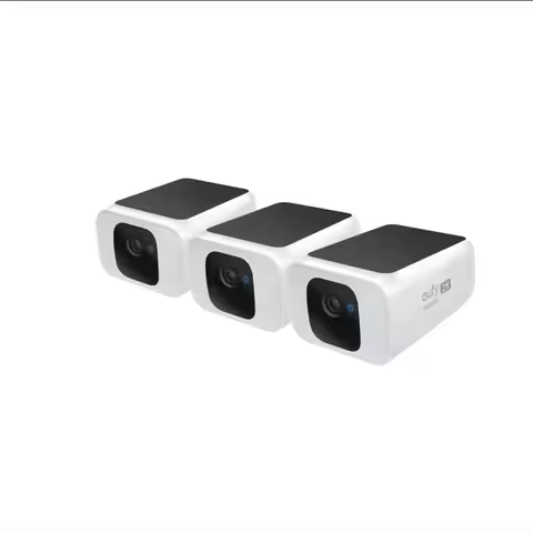 Renewed eufy Security SoloCam S230 Wireless Outdoor 3-Cam Kit - No Monthly Fees