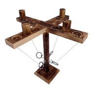 Ring Toss Games Home Party Drinking Games Fast-paced Handheld Wooden Board Games Ladder Bundle Outdo