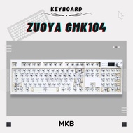 [READY STOCK] Zuoya GMK104 100% Full-Size Keyboard Kit Hot-Swap Custom RGB Tri-Mode Knob LCD Screen 