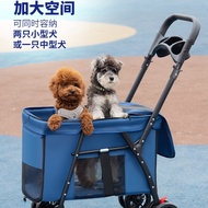 Pet Stroller Dog Stroller Cat Stroller Outdoor Camping Cart Small Pet Cart Dog Cart Lightweight Fold