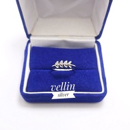 Silver Ring 925Wanita White Gold Plated - Ring Anti-Rust 925 Shimmer Silverdaun