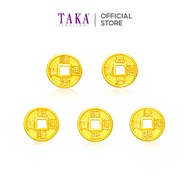 TAKA Jewellery 999 Pure Gold Five Emperor Coins