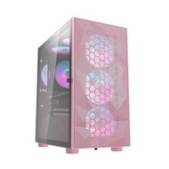 附發票*【鼎立資訊 】darkFlash DLM21 Mesh機箱-粉(含4風扇)(現貨可店取) Mesh 機箱 含風扇