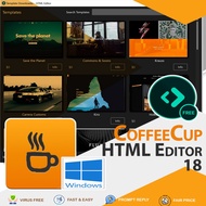 CoffeeCup HTML Editor 18 2024 Latest Full Version | Lifetime | Customizable Responsive Themes for Si