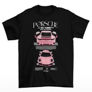 Tomoinc Unisex Automotive Series T-Shirt - PORSCHE 911 TURBO S Black
