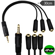 Audio Cable One Point Three Extension Cable Level 4 4 Sections DC3.5 Male Stereo Point 3 DC3.5 Femal