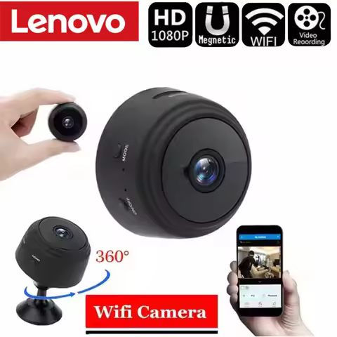 Lenovo A9 1080P Wifi Mini Camera Security Monitoring Wireless Remote Night Vision Video Surveillance