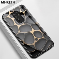 Case For Redmi 9 Prime 9T 9 Power Minimal Design Honeycomb Glass Phone
