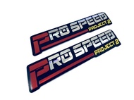 สติ๊กเกอร์ Pro Speed 2ชิ้น สติกเกอร์ แต่งรถ Prospeed ติดรถ รถยนต์ รถกระบะ รถซิ่ง รถมอเตอร์ไซค์ 3D ตั