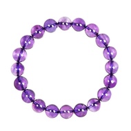【正佳珠寶】紫水晶 頂級烏拉圭紫晶 9.4-9.8mm 烏拉圭紫水晶手珠
