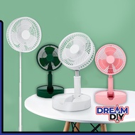 Dream DIY Kipas USB Mudah Alih Mobile Fan USB Fan Cooling Desk Fan Home Office Table Foldable Fan Rechargeable Battery