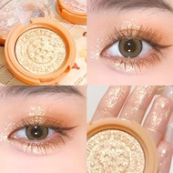 【Be worth】 Champagne Gold Glitter Eyeshadow Pearly Matte Pink Brown Blush Eye Shadow Contouring Palette Waterproof Shiny Sequins Eye Makeup