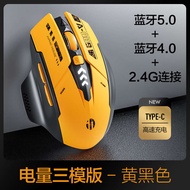 Chuột không dây INPHIC F9 Mecha Edition im lặng sạc lại được cho văn phòng và chơi game trên laptop