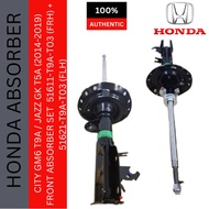 ORIGINAL HONDA CITY GM6 T9A / JAZZ GK T5A (2014-2019) FRONT ABSORBER SET  51611-T9A-T03 (FRH) + 5162