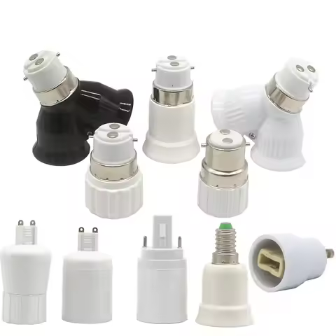 B22 TO G9 2E27 GU10 E27 Lamp Holder Converter B22 GU10 E14 Lamp Base 110V 220V Base Socket Adapter F
