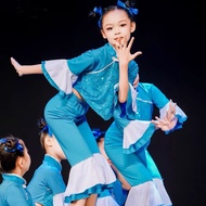 Classical dance horse dudu riding costume ethnic group dance benches dance clothes childre古典舞马儿嘟嘟骑演出