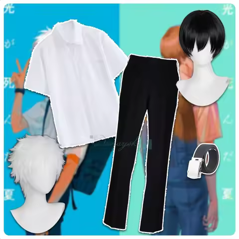 Anime The Summer Hikaru Died Tsujinaka Yoshiki Hikaru Indo Cosplay Costume Wig DK School uniform Nyl