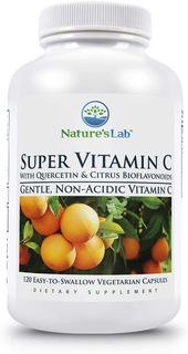 Nature's Lab維他命C1000毫克 + 洋蔥素+ 生物類黃酮 ,120粒