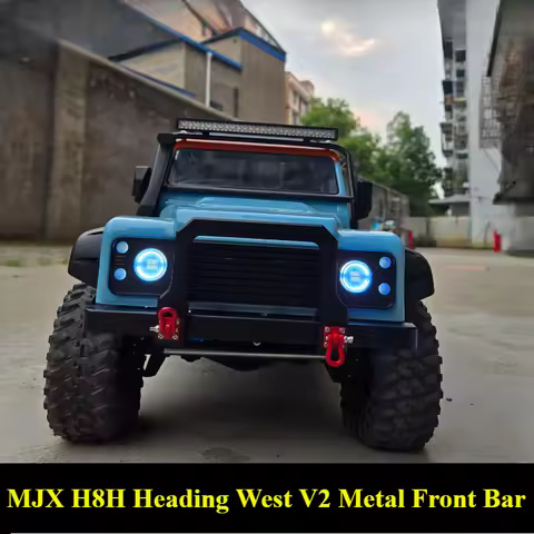 New MJX H8H Heading West V2 RC Remote Control Climbing Car Parts Upgrade Refit Metal Bumper Front Bu