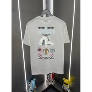 T-shirt Evisu/ Baju-T Evisu lelaki dan wanita, baju-T lengan pendek bercetak, baju-T pasangan, baju-
