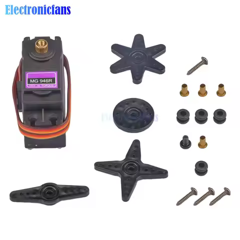 MG946R MG996R MG995 High Torque Servo Metal Gear Motor 180 Degrees Analog Steering Gear For Model He