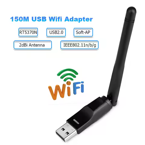 RT5370 USB Wifi Adapter 150Mbps Wireless Network Card USB Wifi Antenna Adapter Wifi Receiver Transmi