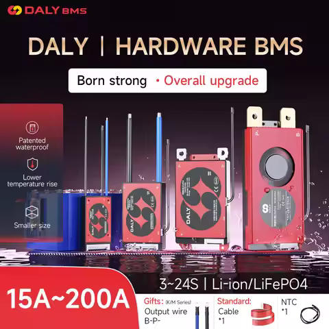 Daly BMS Lifepo4 BMS 3S 4S 8S 13S 14S 16S 24S 12V 24v 36v 48v 60V 72V 100A 120A 150A 200A 250A 300A 