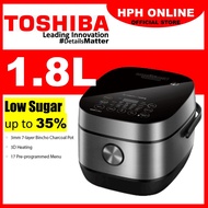 Toshiba IH Low Sugar (1.0L / 1.8L) Digital Rice Cooker RC-18ISPMY RC-10IRPMY Periuk Nasi 低糖电饭煲 Low Sugar up to 35%