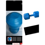 Pre-stuffed plastic dumbbells 8kg (1cuc)