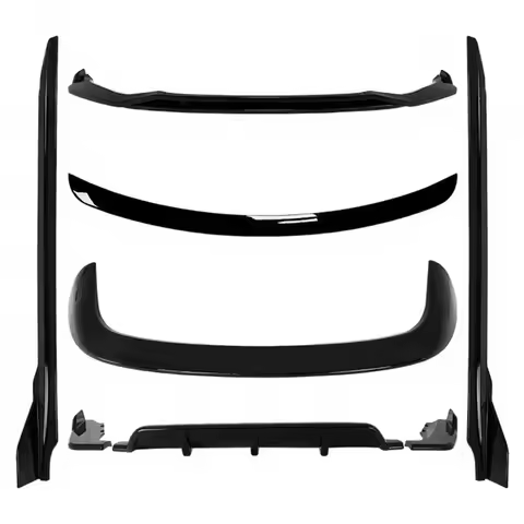 Haosheng F48 New Bodykit Car Upgrade Wide Body Kit Plastic Facelift Glossy Black Full Bodykit for BM