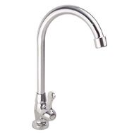 Vòi rửa chén lạnh đồng mạ chrome Eurolife EL-RC05 (Trắng bạc)