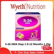 S-26 SMA Step 1 0-12 Months 1.2kg(Exp Date:06/2026)