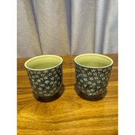Set of 2 Japanese-style tea cups and coffee cups