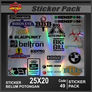 SP49 Sticker Pack - Sticker Pack Racing Sticker Motorcycle Variation Skotlet Sticker Sponsor